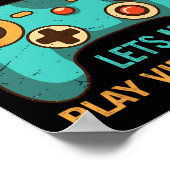 Funny Gamer Gift For Boys Console Video Game Prese ポスター (角)