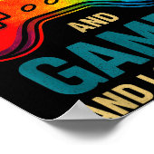 Funny Gamer Graphic Tee For Boys Teens Kids Video  ポスター (角)