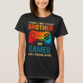 Funny Gamer Graphic Tee For Boys Teens Kids Video Tシャツ (正面)