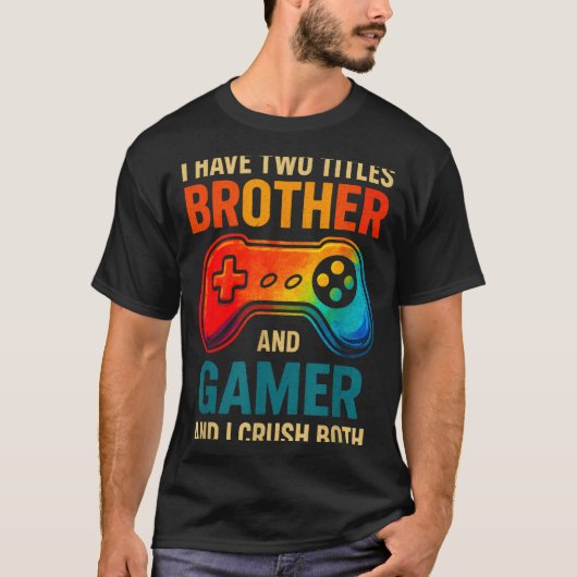 Funny Gamer Graphic Tee For Boys Teens Kids Video  Tシャツ (正面)
