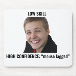 Funny Gamer Mouse Lagged Meme Mouse Pad マウスパッド