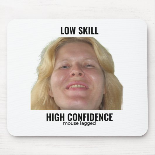 Funny Gamer Mouse Lagged Meme Mouse Pad マウスパッド (正面)
