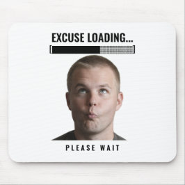 Funny Gamer Mouse Pad Excuse Loading Meme Desk Mat マウスパッド