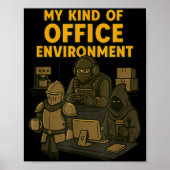 Funny Gamer Office Work Sarcasm Gamer Nerd Office  ポスター (正面)