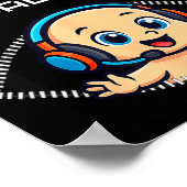 Funny Gamer Pregnancy Announcement – Bruh New Play ポスター (角)