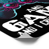Funny Gamer Sayings For Boys Teens Kids Video Game ポスター (角)