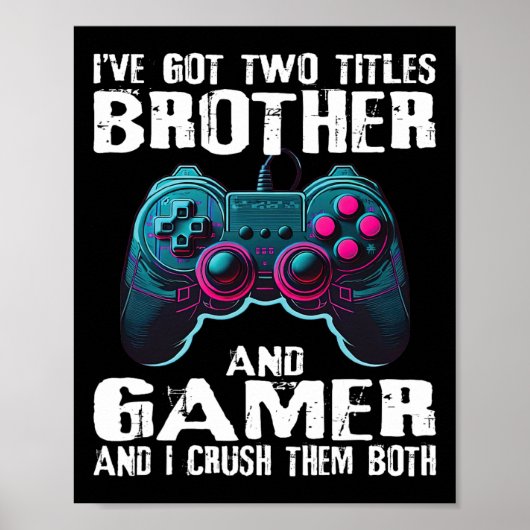 Funny Gamer Sayings For Boys Teens Kids Video Game ポスター (正面)