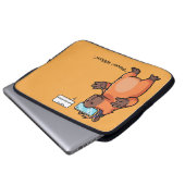 Funny Gamer Tablet Case – Personalized ラップトップスリーブ (正面下部)
