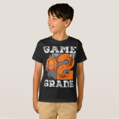 Funny Games On Second Grade Basketball First Day O Tシャツ (正面フル)