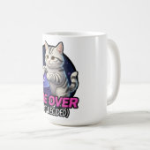 ​Funny Gaming Cat Gamer Gift - My Cat Decided Game コーヒーマグカップ (正面右)