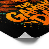 Funny Gaming Dad Christmas Outfit Gamer Gift  ポスター (角)