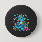 Funny Gaming Never Ends  缶バッジ (正面)