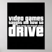 Funny Gaming New Driver Video Game Driving Instruc ポスター (正面)