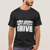 Funny Gaming New Driver Video Game Driving Instruc Tシャツ (正面)