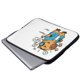 Funny Gaming Tablet Case – Lag Is My Enemy Design ラップトップスリーブ (正面下部)