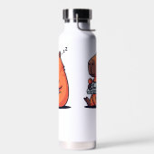Funny Gaming Thermos – Capybara Retro Style ウォーターボトル (左面)