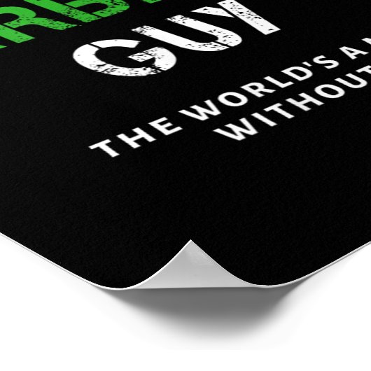 Funny Garbage Man Saying Trash Man Garbage Truck D ポスター (角)