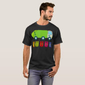 Funny Garbage man shirts Environmental Gifts Recyc Tシャツ (正面フル)