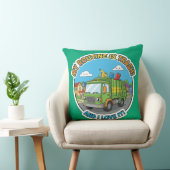 Funny Garbage Truck-Humor Decor クッション (椅子)