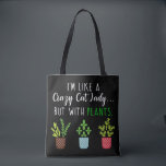funny Gardening熱狂するな猫の女性 トートバッグ<br><div class="desc">庭園愛好家のための素晴らしい園芸ギフトどこでも! 野菜、ハーブまたは花の庭師のためのクールなギフトのアイディア。</div>