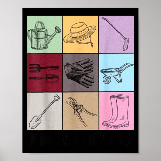 Funny Gardening Lover S Plant Lover , Men's G Clic ポスター (正面)