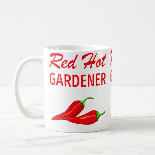Funny Gardening T Shirt Gift Hot コーヒーマグカップ (左)