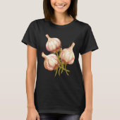 Funny Garlic Plants  Tシャツ (正面)