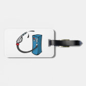 Funny Gas Pump Fuel Station ラゲッジタグ (裏面横)