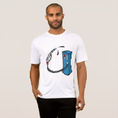 Funny Gas Pump Fuel Station Tシャツ (正面フル)