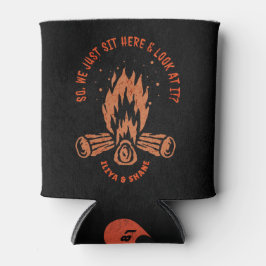 Funny Gay Cuzzi Heated Rivalry Cabin Campfire 缶クーラー