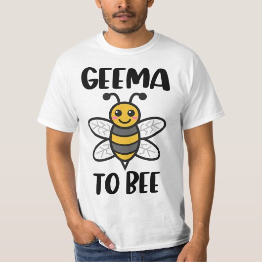 Funny Geema to Bee - Grandma to Be Tシャツ (正面)