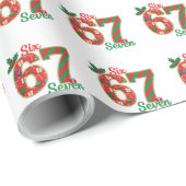 Funny Gen Alpha 67 Christmas Meme ラッピングペーパー (ロールコーナー)