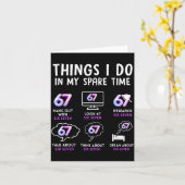 Funny Gen Alpha Lover Trend Fan Modern Youth Humor カード (黄色い花)