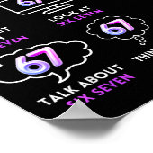 Funny Gen Alpha Lover Trend Fan Modern Youth Humor ポスター (角)