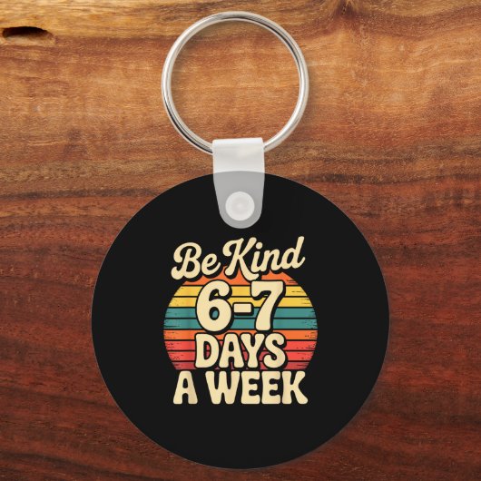 Funny Gen Alpha Meme Slang 67 Six Seven  キーホルダー (正面)