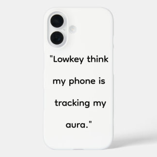 Funny Gen Z Humor iPhone カバー | 実は私の携帯は私のアウラを追跡してる?