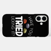 Funny Geologist Lapidary Rock Collector Rockhound Case-Mate iPhoneケース (裏面 (横))