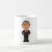 Funny George W Bush Political Caricature コーヒーマグカップ (中央)