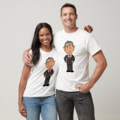 Funny George W Bush Political Caricature Tシャツ (ユニセックス)