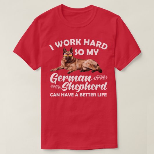 Funny German Shepherd Design For Men Women Kids Do Tシャツ (デザイン正面)