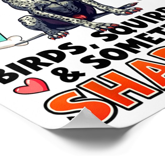 Funny German Shorthaired Inter Design For Dog Love ポスター (角)