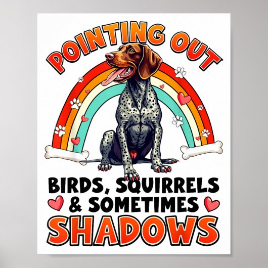 Funny German Shorthaired Inter Design For Dog Love ポスター (正面)