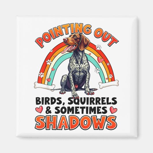 Funny German Shorthaired Inter Design For Dog Love マグネット (正面)