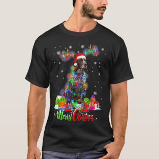 Funny German Shorthaired Pointer Dog Merry Christm Tシャツ