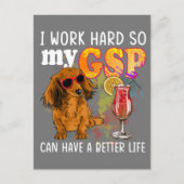Funny German Shorthaired Pointer Gifts GSP Lover ポストカード (正面)