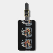 Funny German towel  ラゲッジタグ (正面縦)