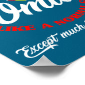 Funny Germany German Oma German Granny Deutsche Om ポスター (角)