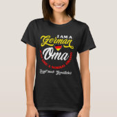 Funny Germany German Oma German Granny Deutsche Om Tシャツ (正面)