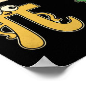 Funny Get Real Be Rational Pi Day Math Teacher Gee ポスター (角)