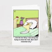 Funny get well card カード (正面)